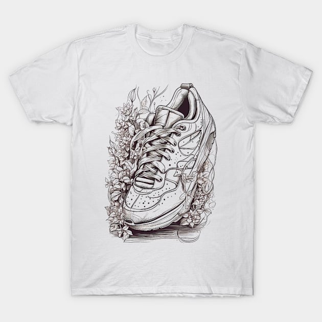 Step into Style: A Sneakers Sensation - Street T-Shirt by RhaNassim ★★★★★